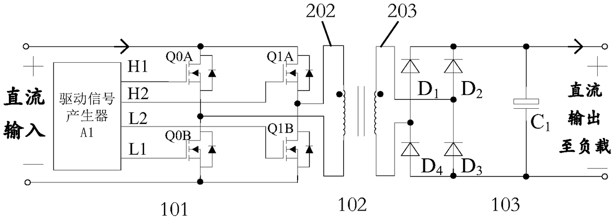 Non-contact type power transmission device capable of canceling electromagnetic force