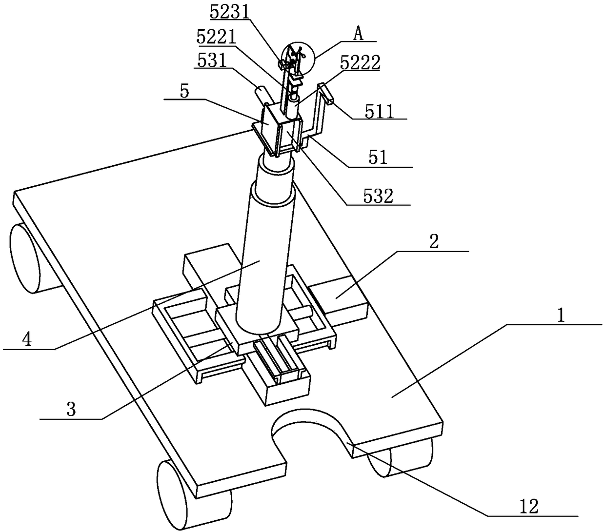 Bird repellent installation device