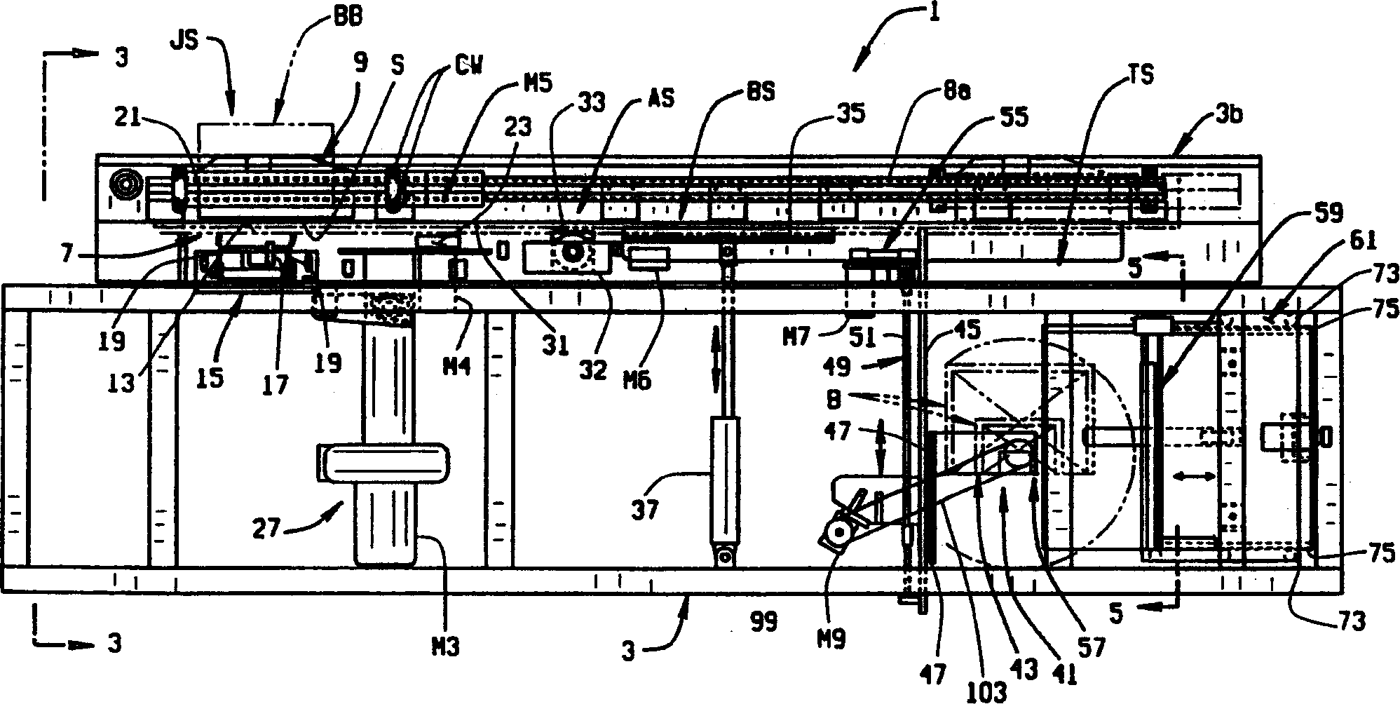 System and method of binding and trimming perfect bound book