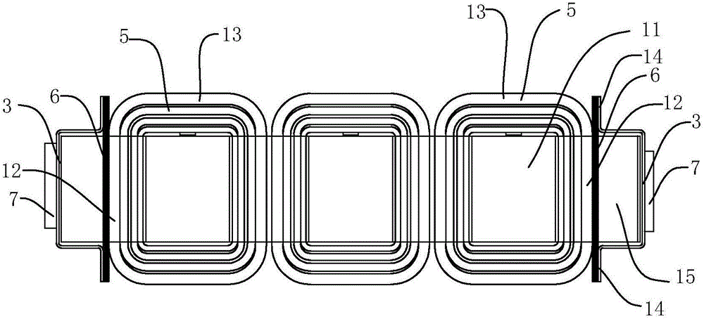 Clamp assembly of amorphous alloy transformer body and amorphous alloy transformer