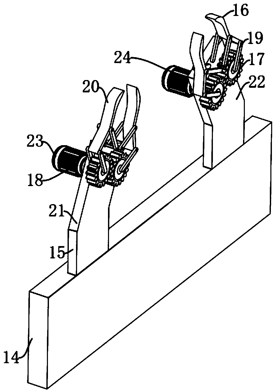 Integrated machine for killing and processing geckos