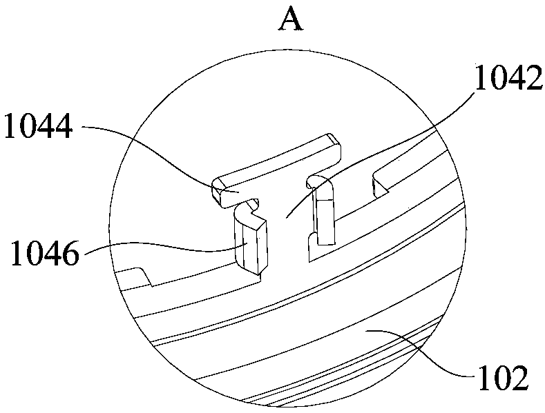 Lock catch structure, cover structure and cooking appliance