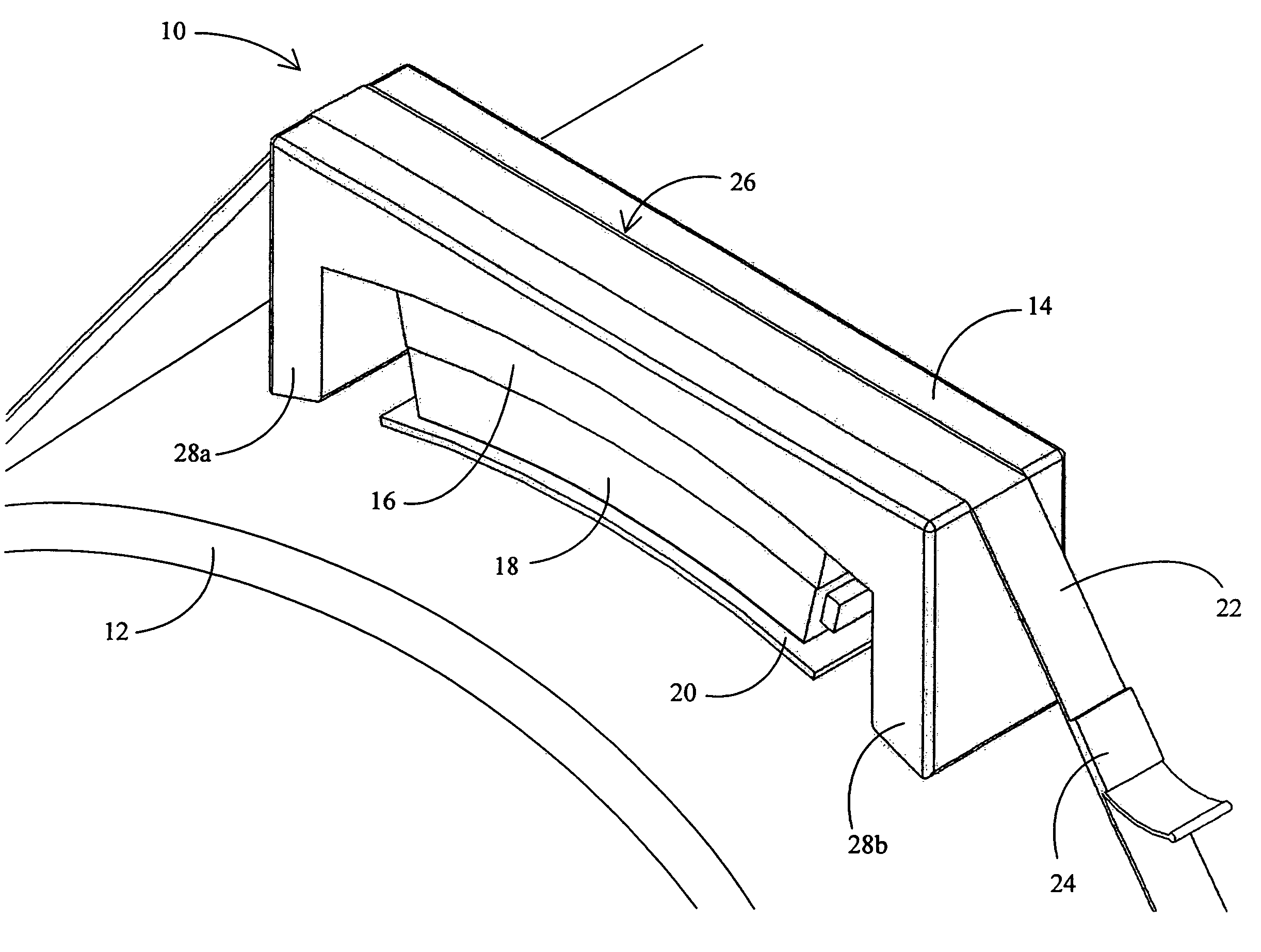 Method and device for long-range torsional guided-wave inspection of piping with a partial excitation and detection around the pipe circumference