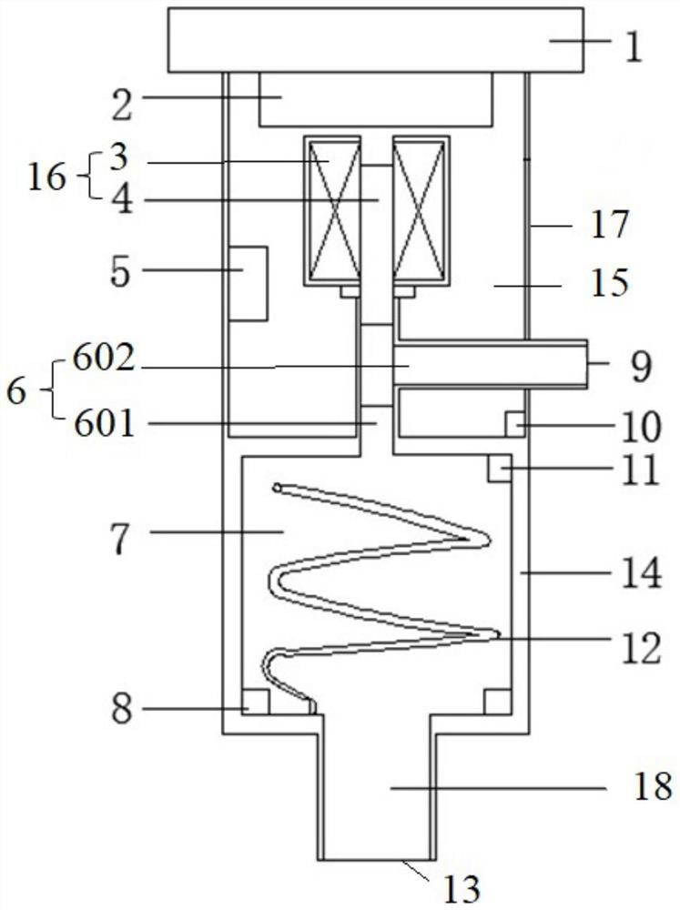 Piezoelectric self-heating faucet