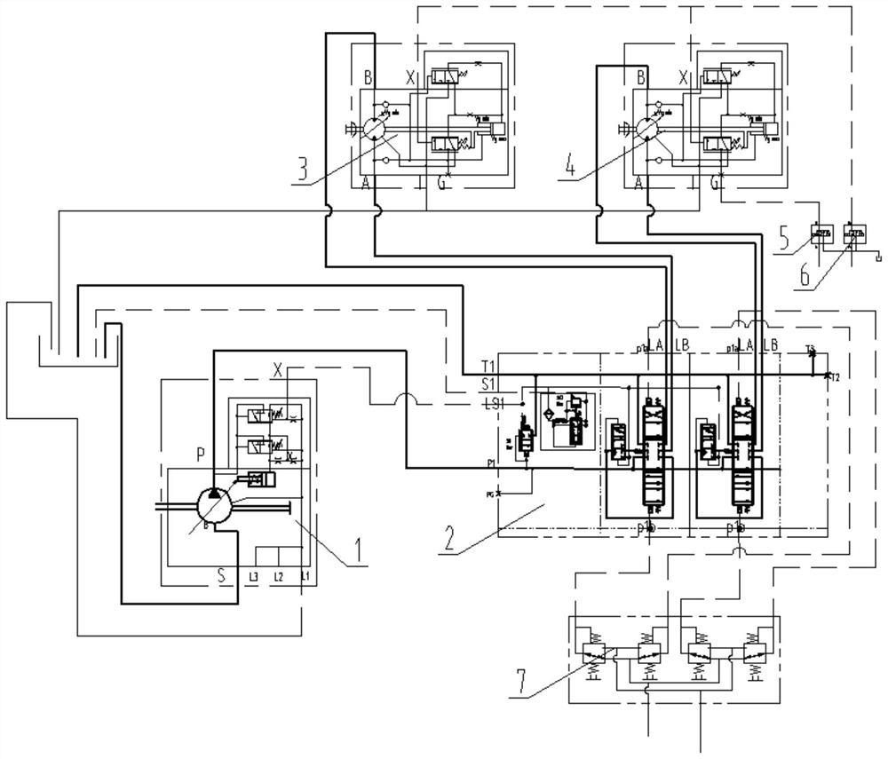 Power grid drilling construction process based on load-sensitive flexible control