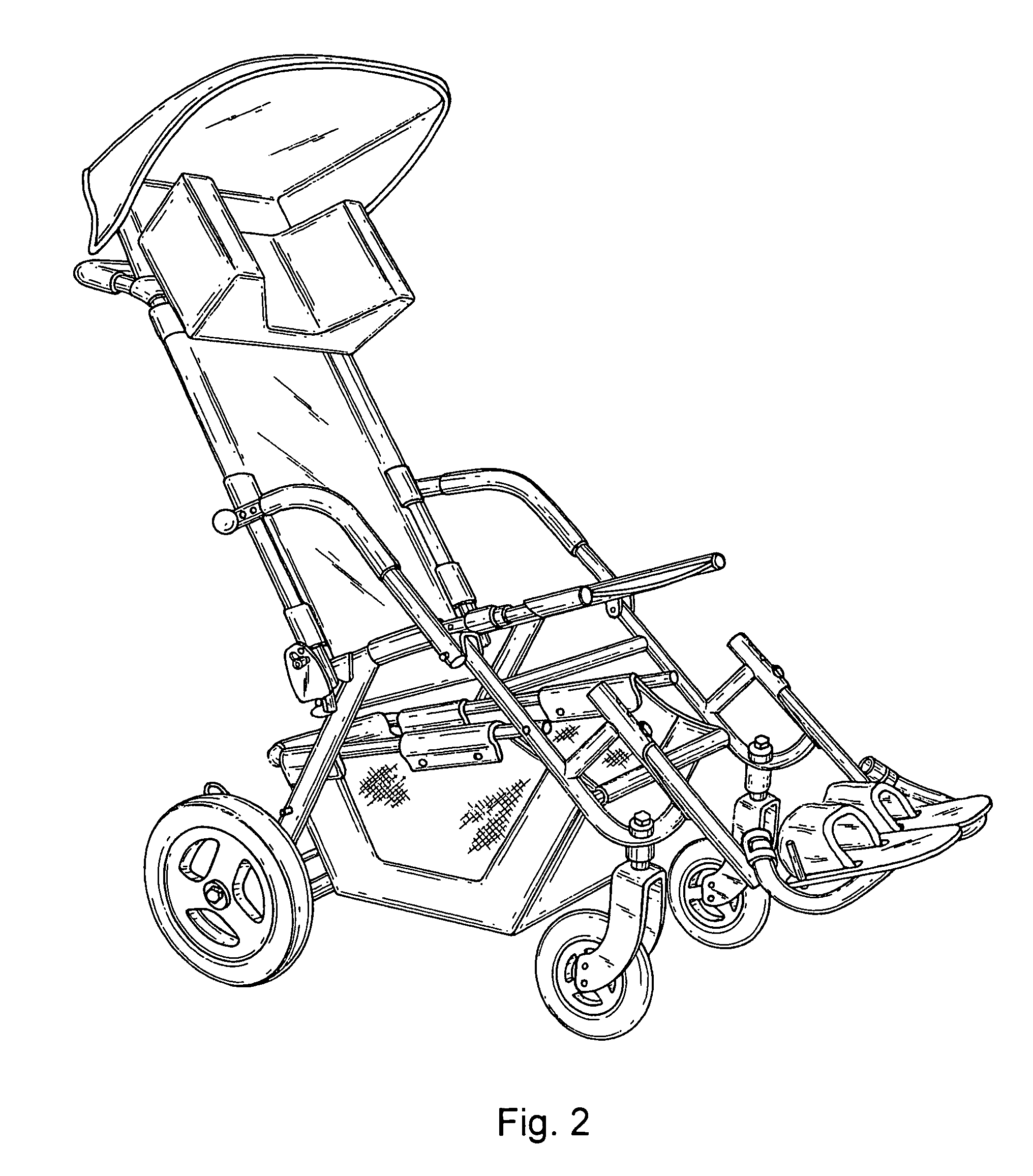 Rehabilitation stroller