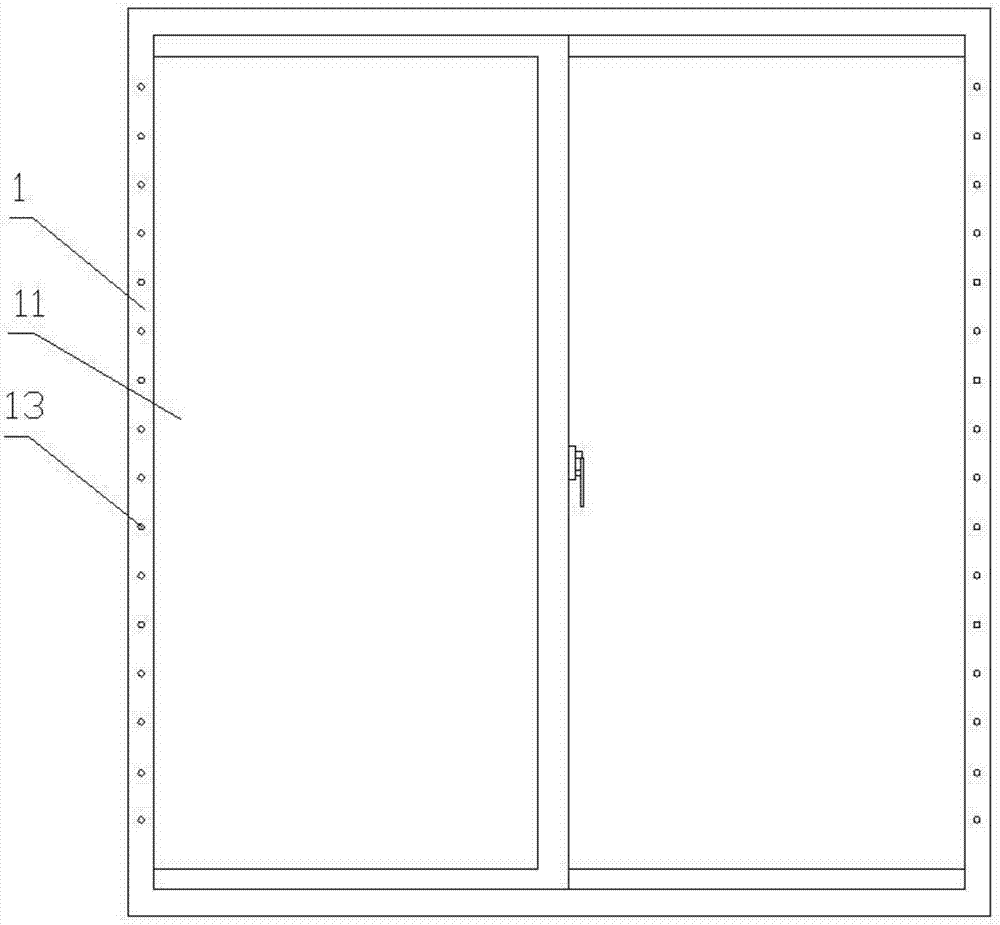 Glass window frame assembled with clothes hanging and flowerpot positioning combined rack