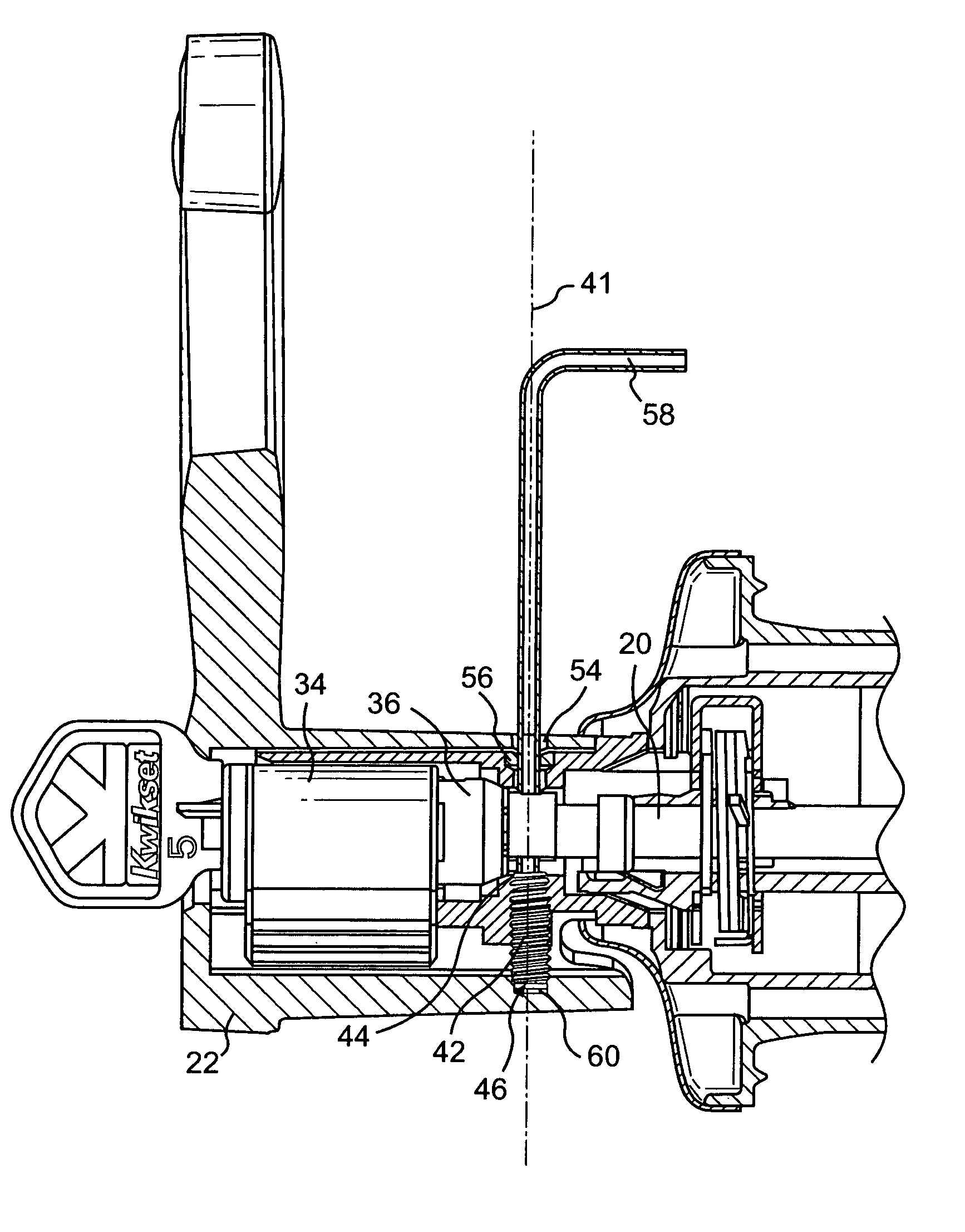 Door handle retainer system