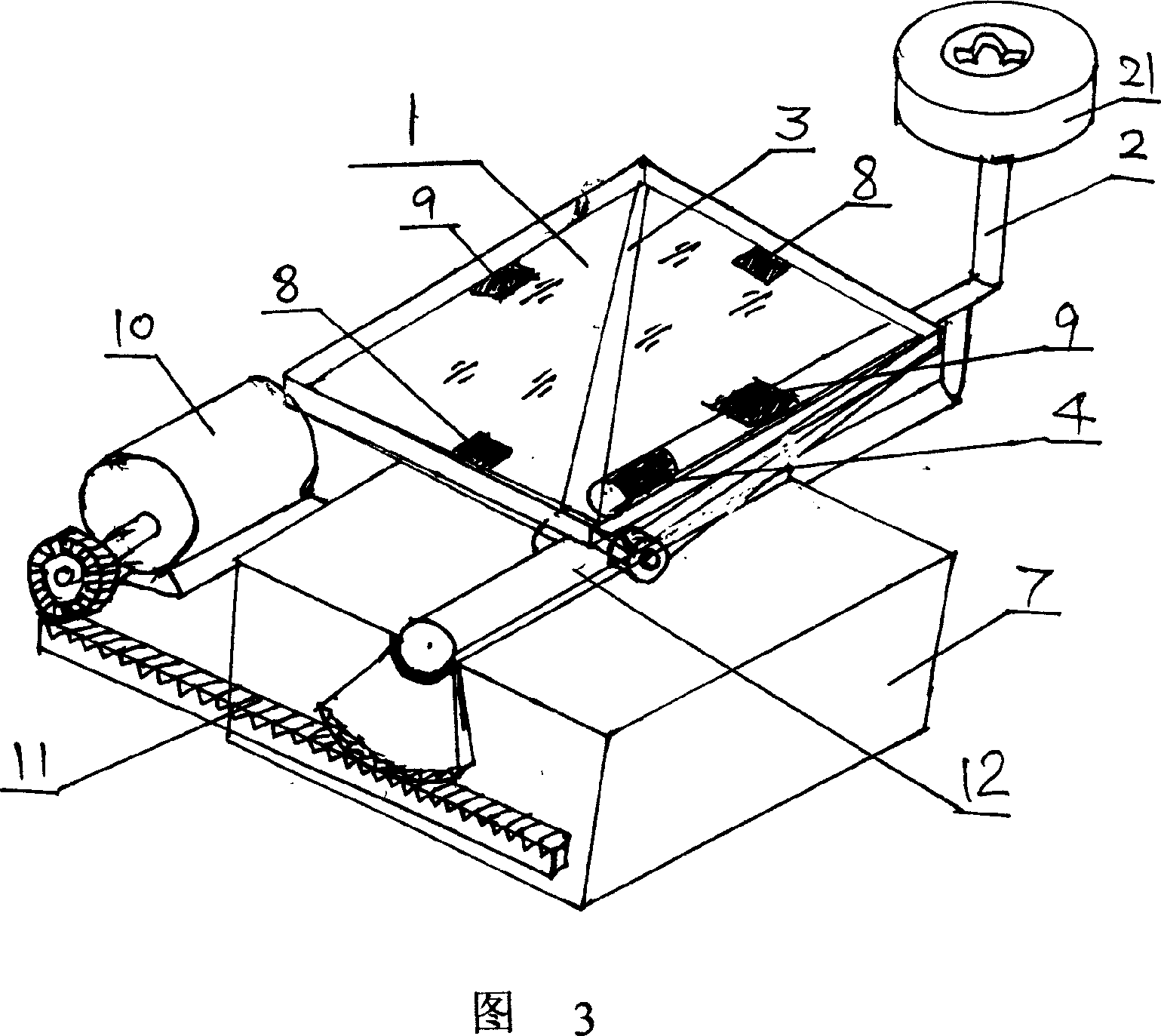 Hot-pipe solar cooker of optical lens