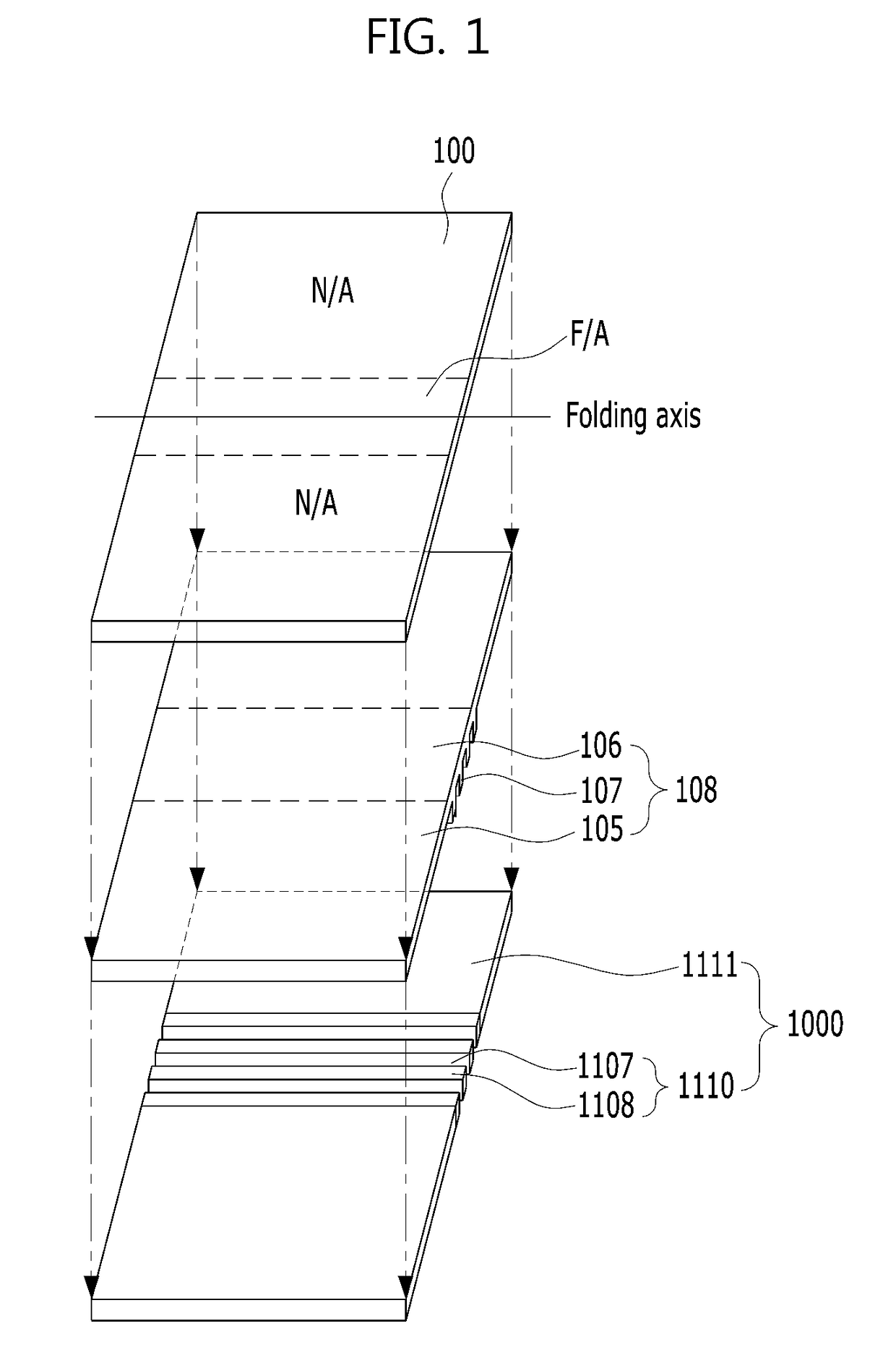 Foldable display device