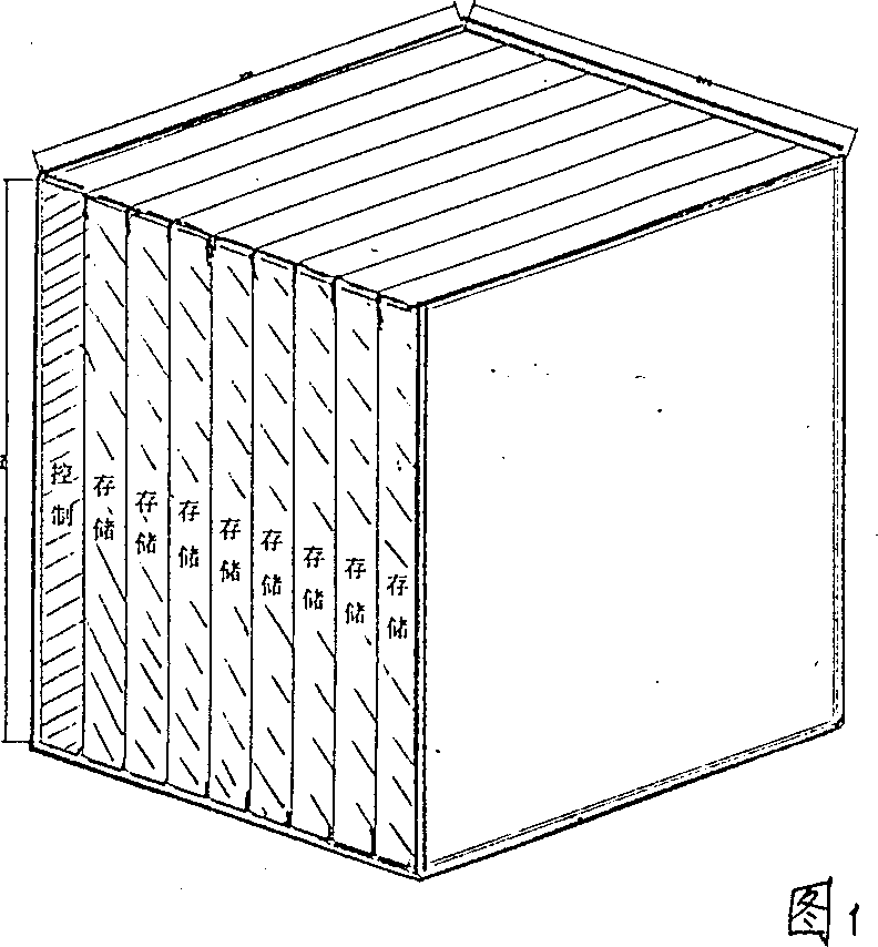 High speed and high-capacity flash solid memory structure and manufacture process