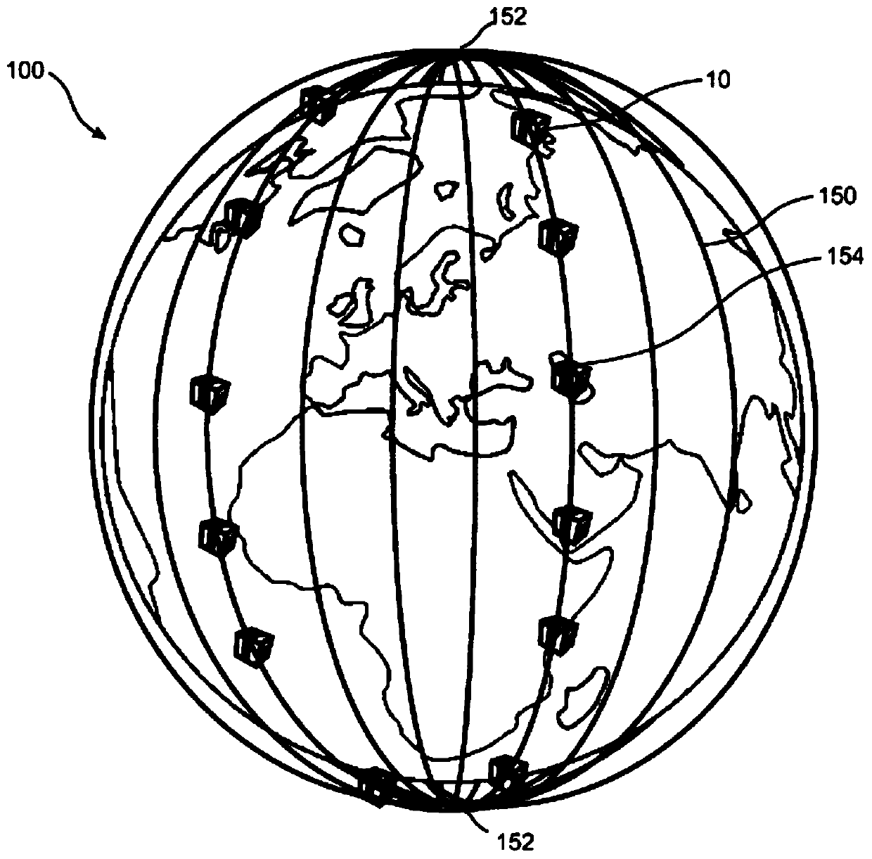 Small satellite capable of formation flying, and formation of multiple small satellites