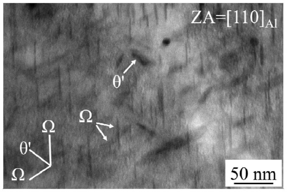 High-strength aluminum-copper alloy for aerospace structural parts and preparation method