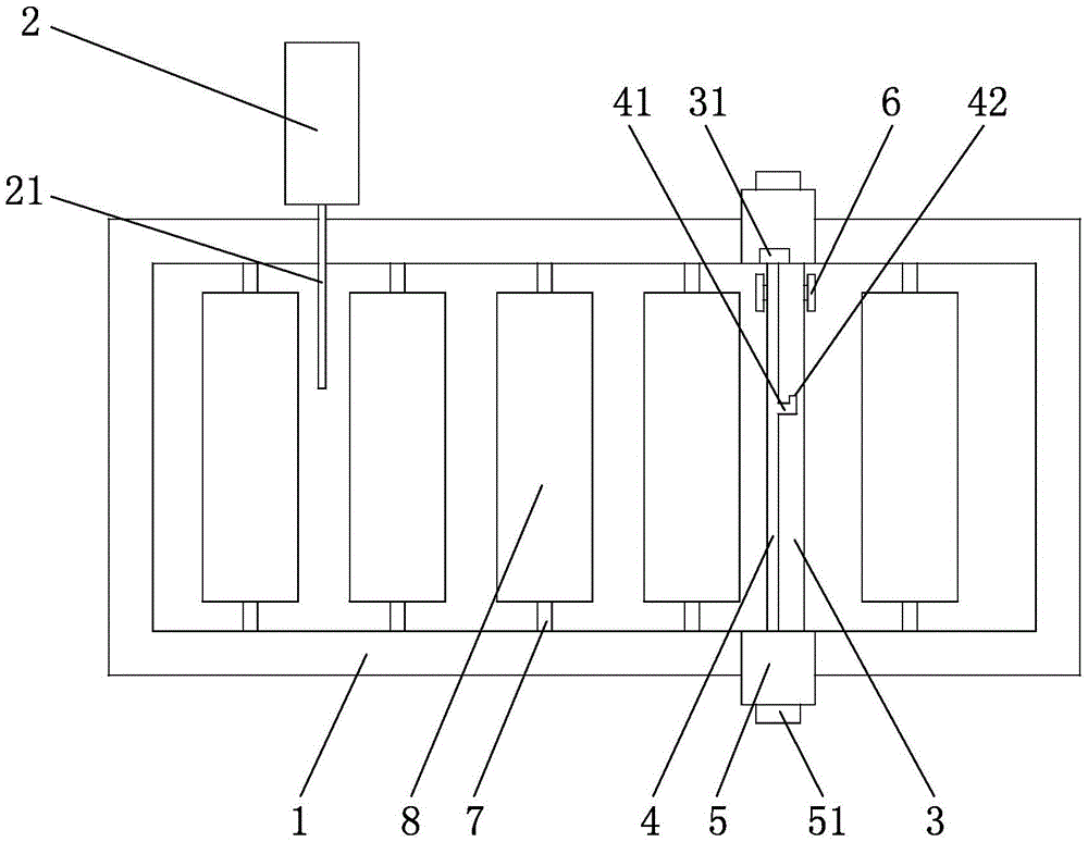 A positionable sawing device