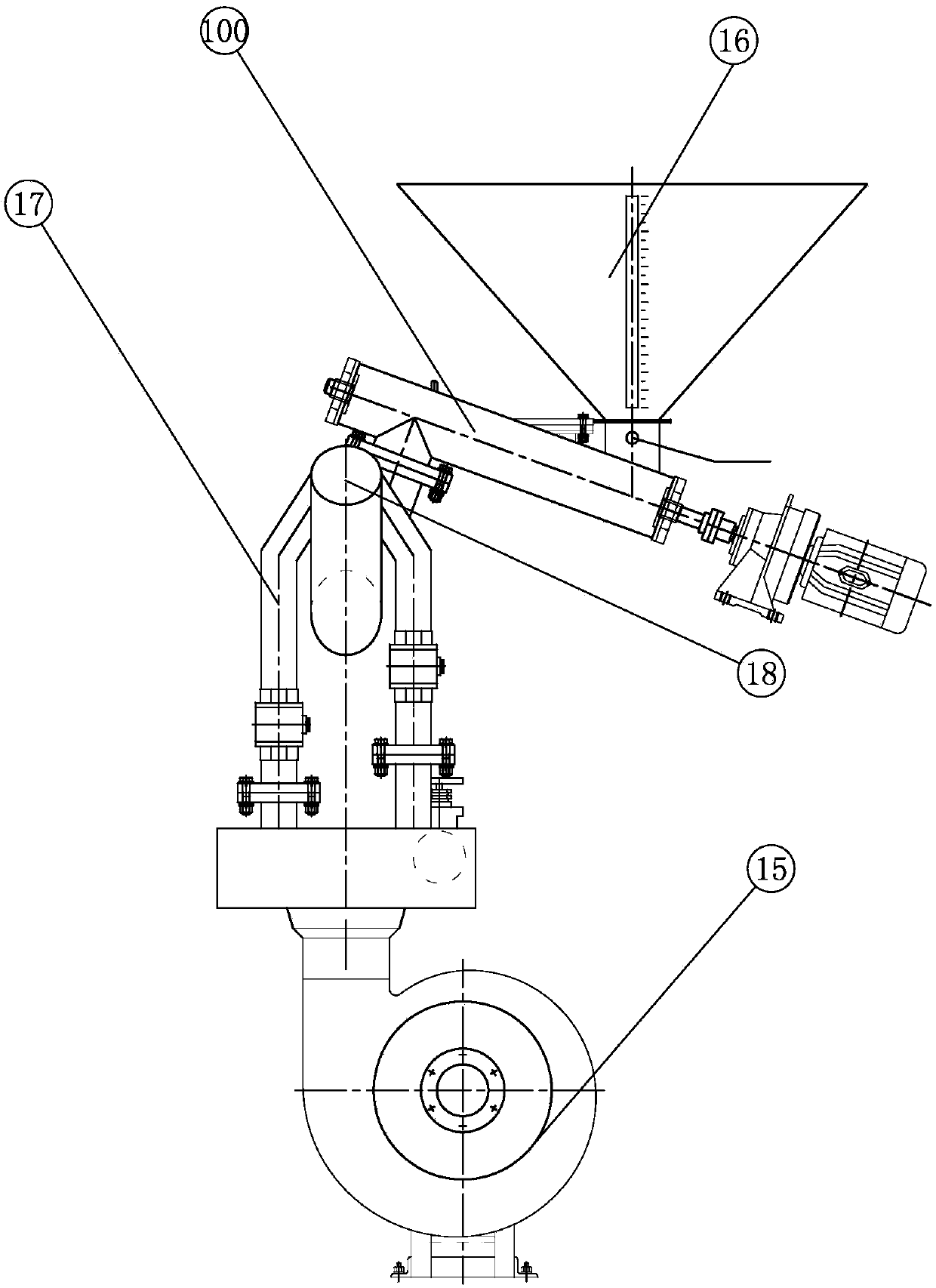 Helical feeding mechanism