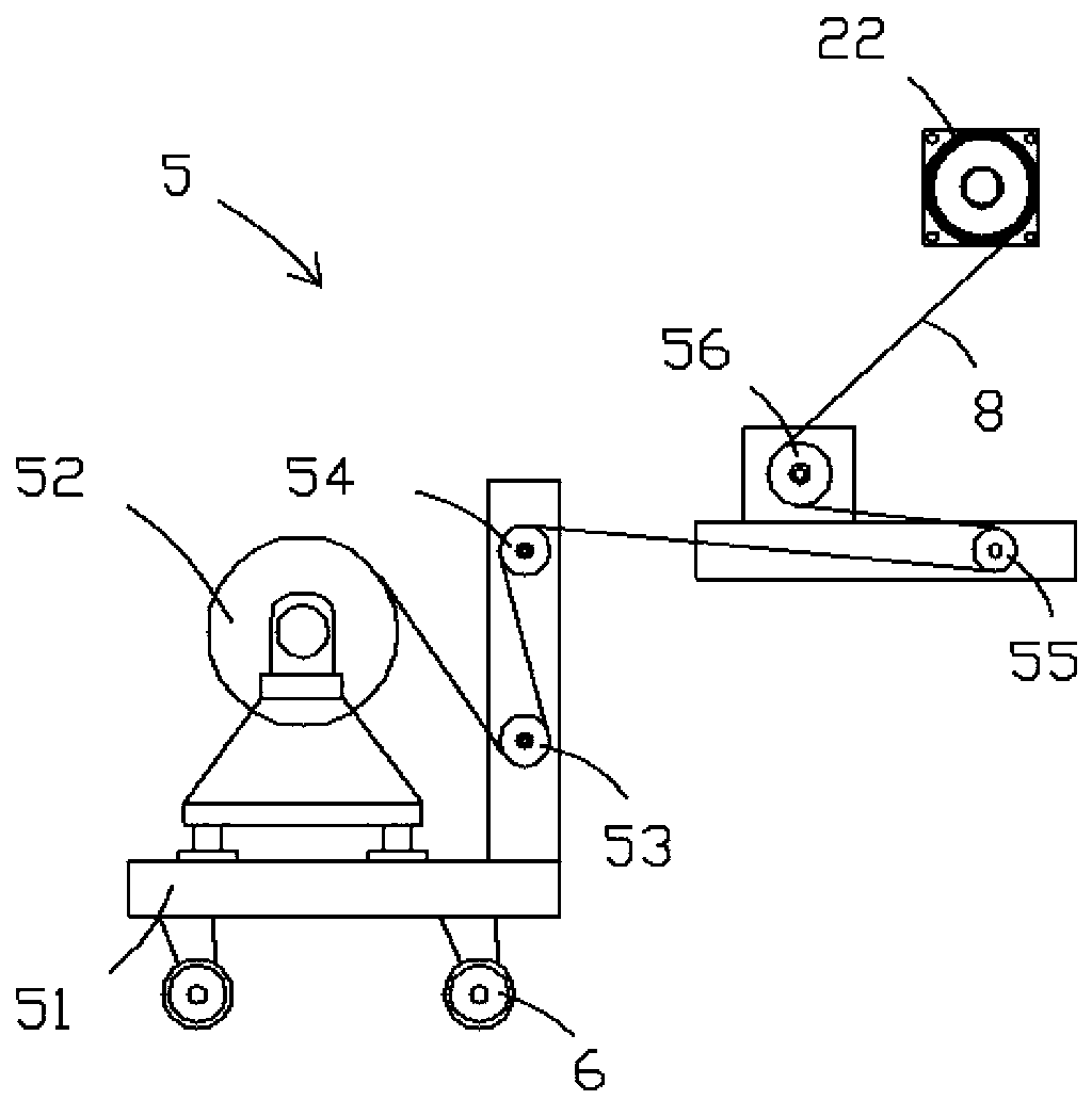 Film-covering liquid-coating extrusion integrated lining machine