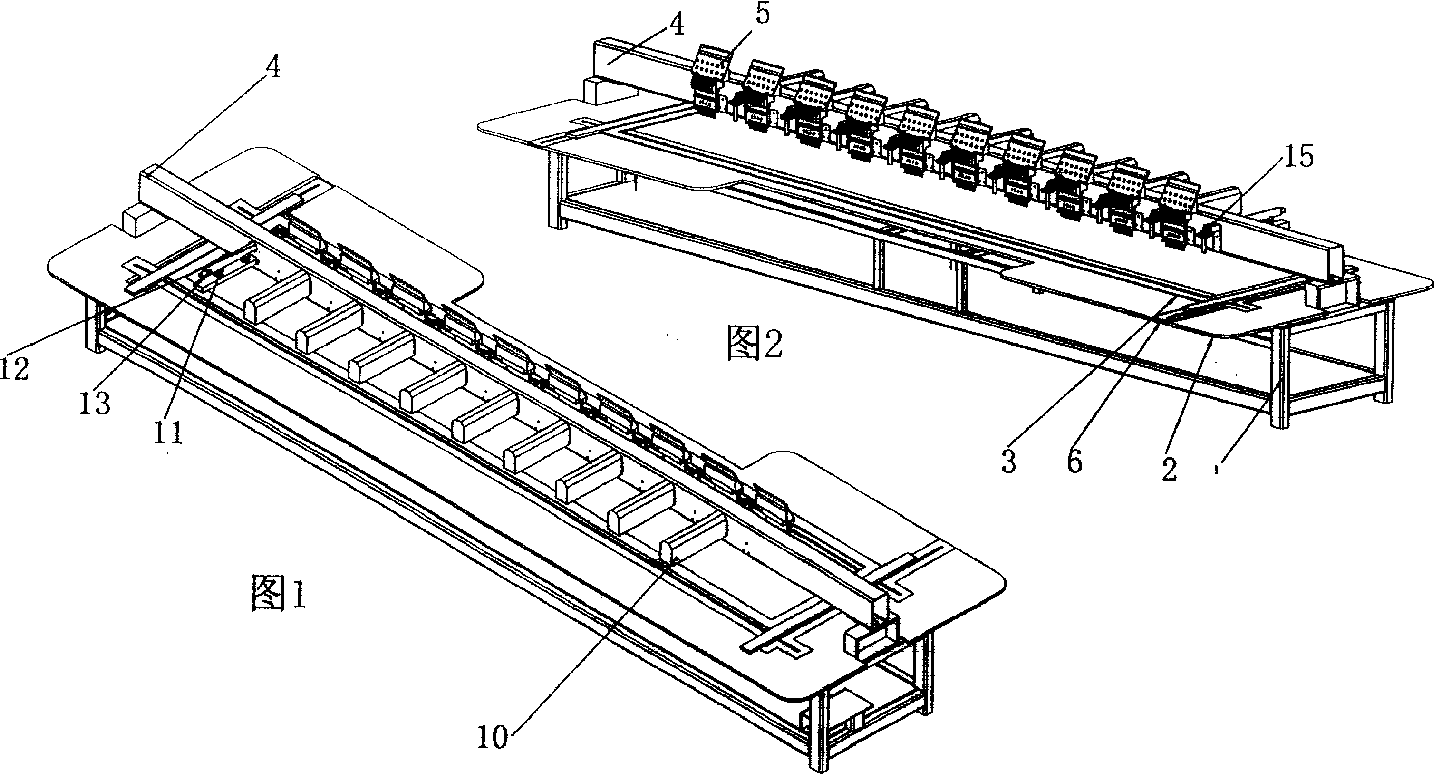 Laser embroidery integrated machine and processing method