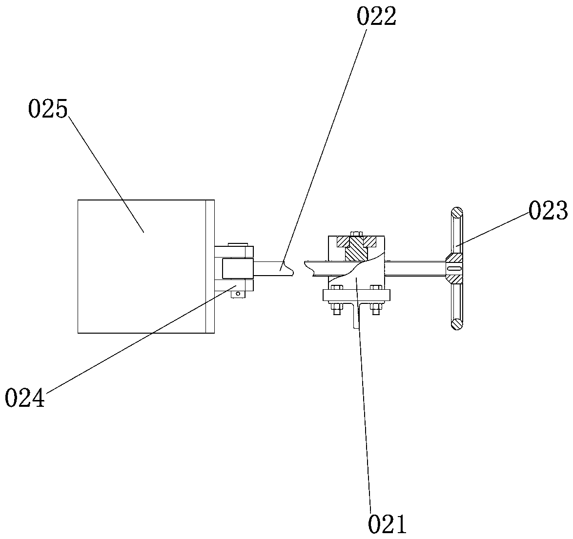 Novel flushing sterilization device special for neurology department