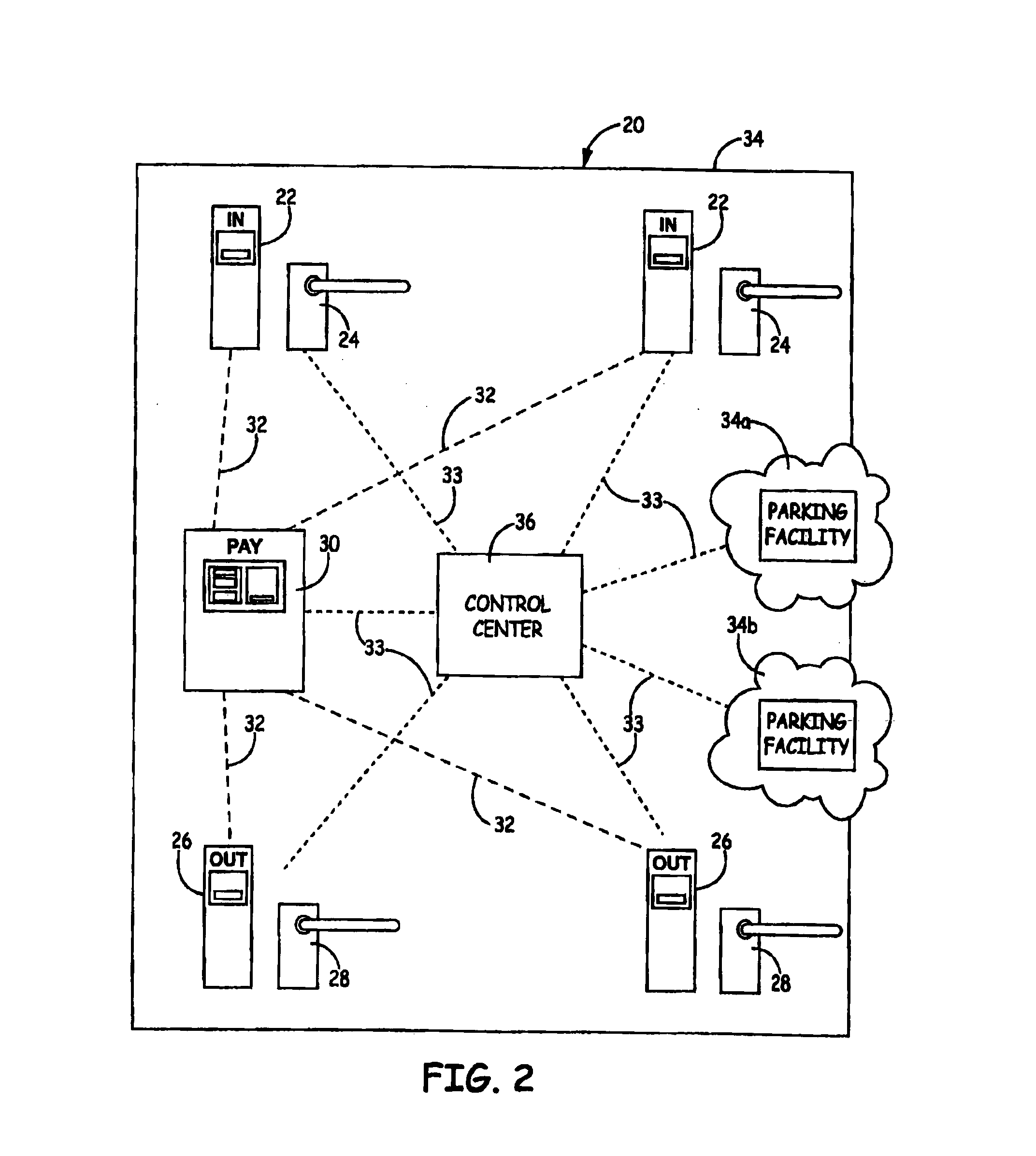 Parking facility monitoring systems, methods and components and real-time auditing of parking operations