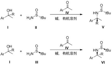 A kind of method of synthesizing chiral amine