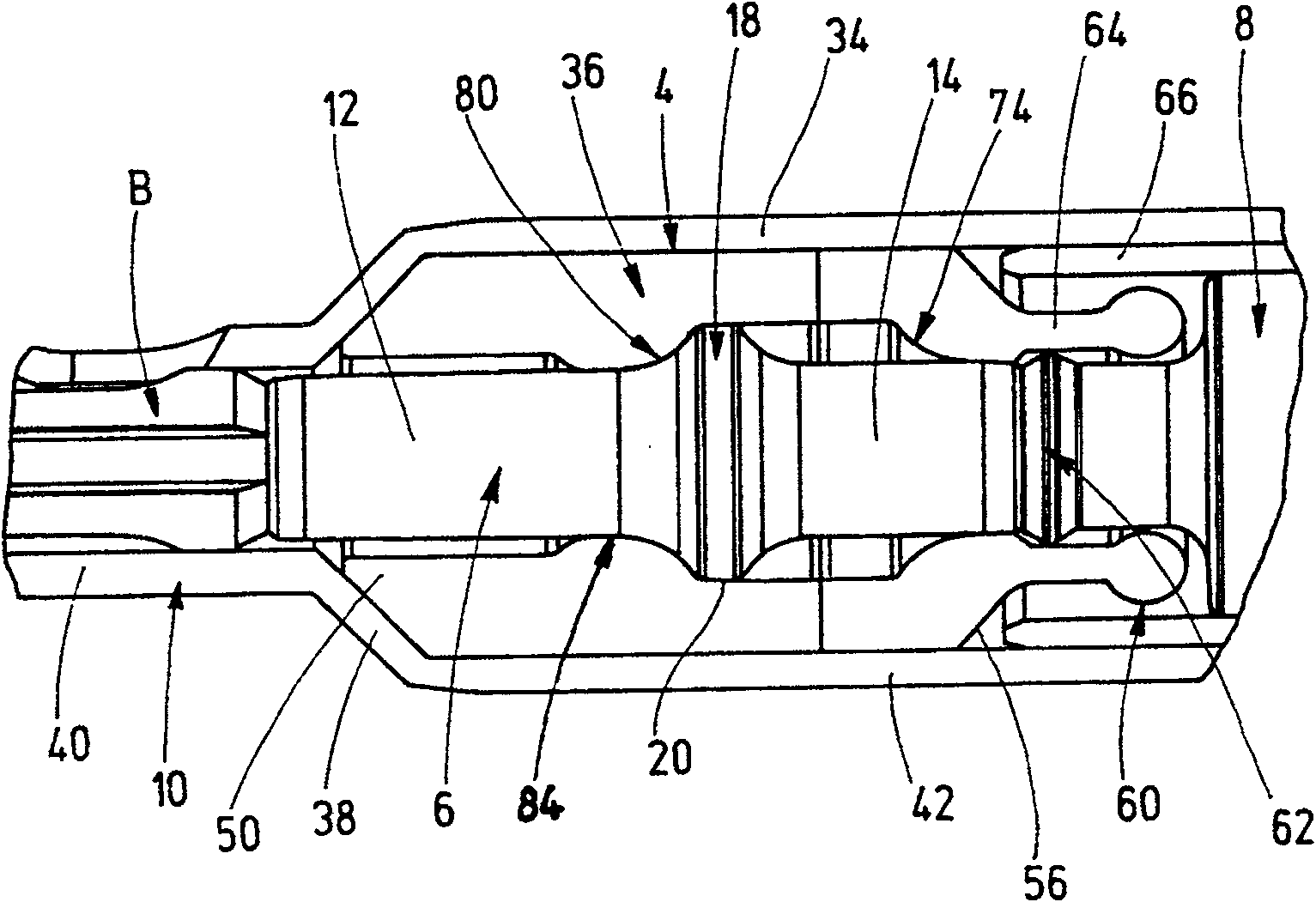 Elastomeric guide-sleeve