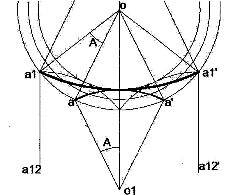 Method for processing slots on turbine rotor for mushroom-shaped blade roots