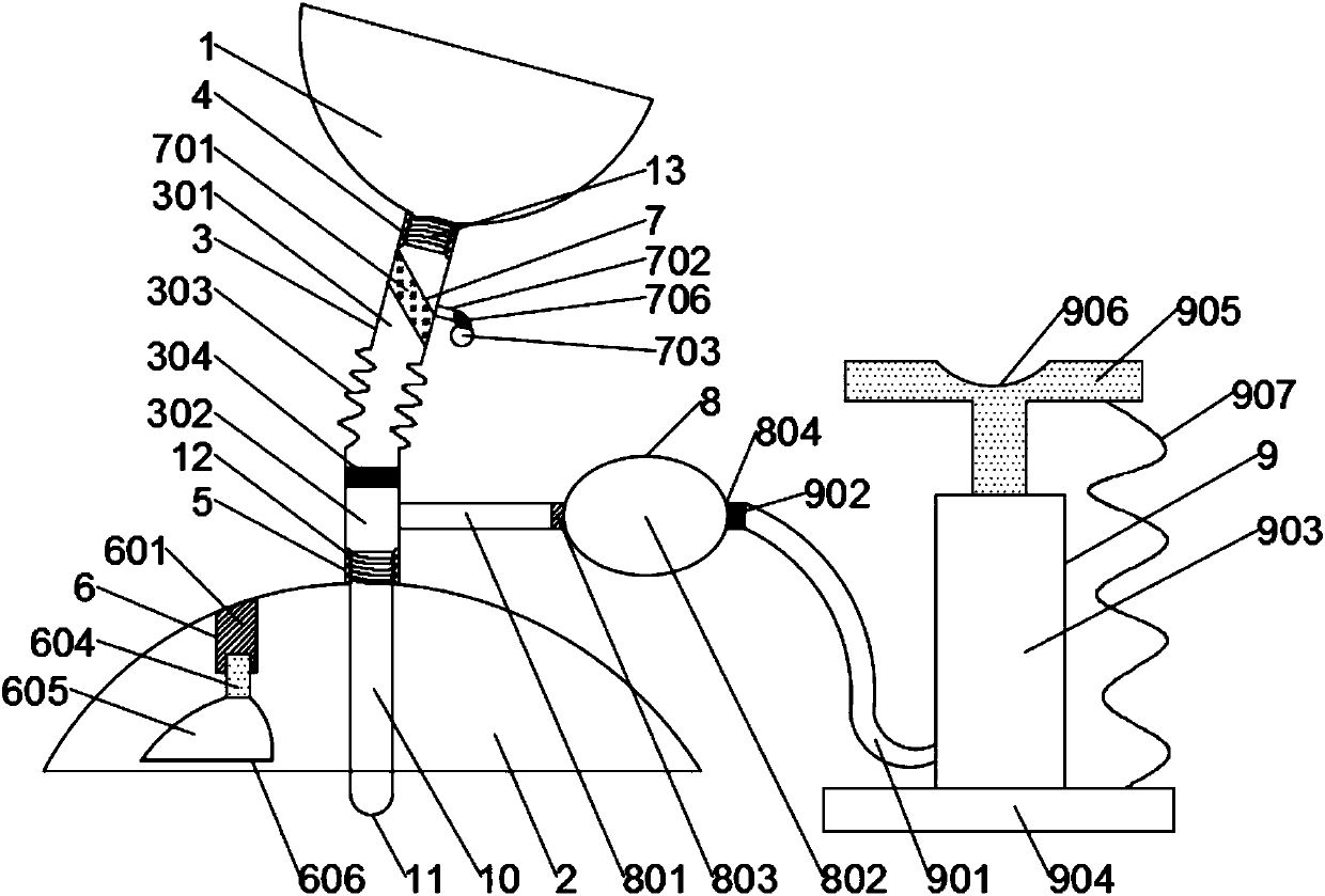 Efficient artificial ventilator for cardiological nursing