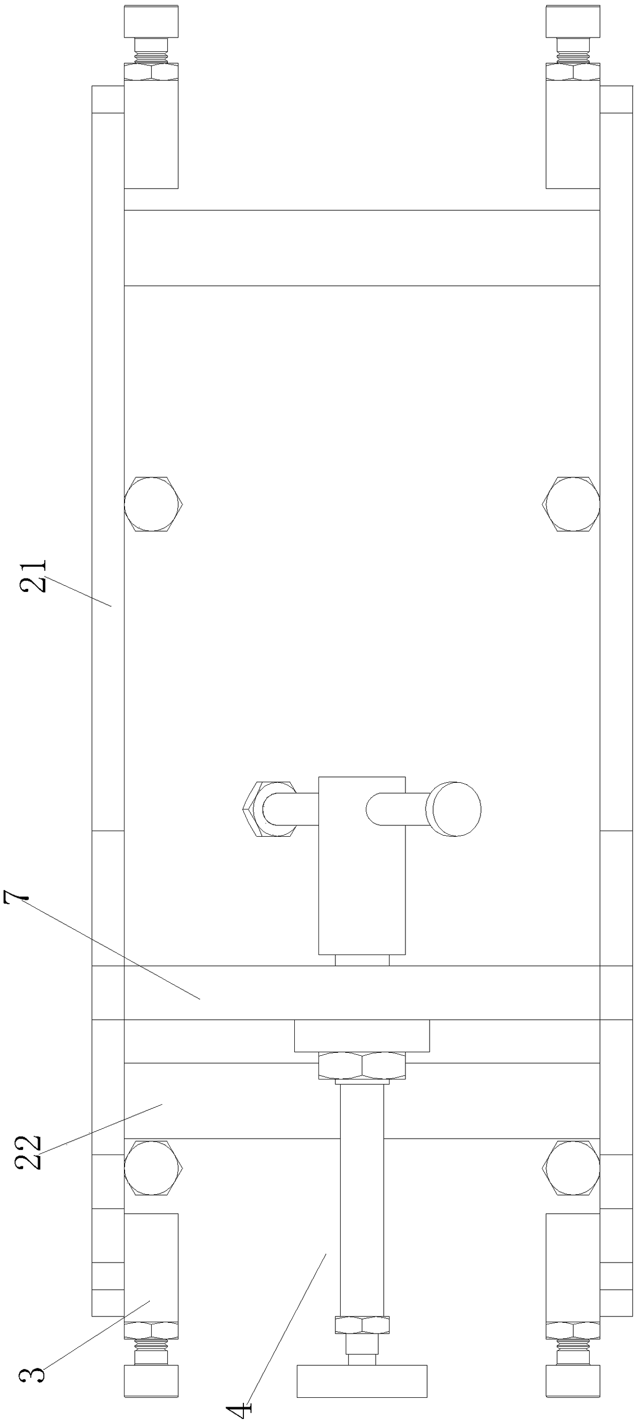 Positioning tool for forklift pedal assembly assembling and welding