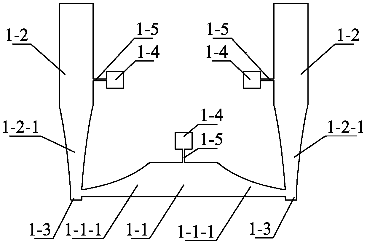 Paster longitudinal vibration composite dual-feet piezoelectric supersonic motor vibrator