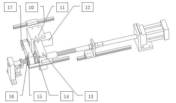 Experiment table for studying friction mechanism of precision ball screw pair