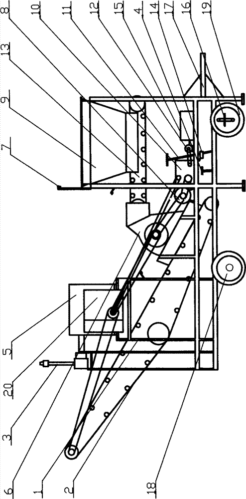 Combined crushing device