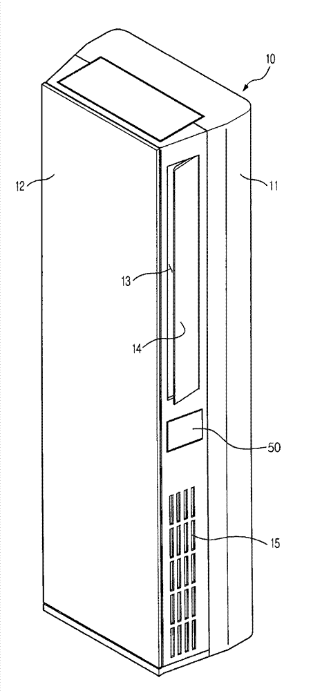 Cleaning device of an air conditioner and a control method
