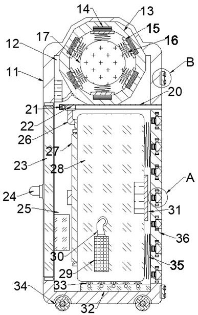 High-rise earthquake escape device capable of breaking French window