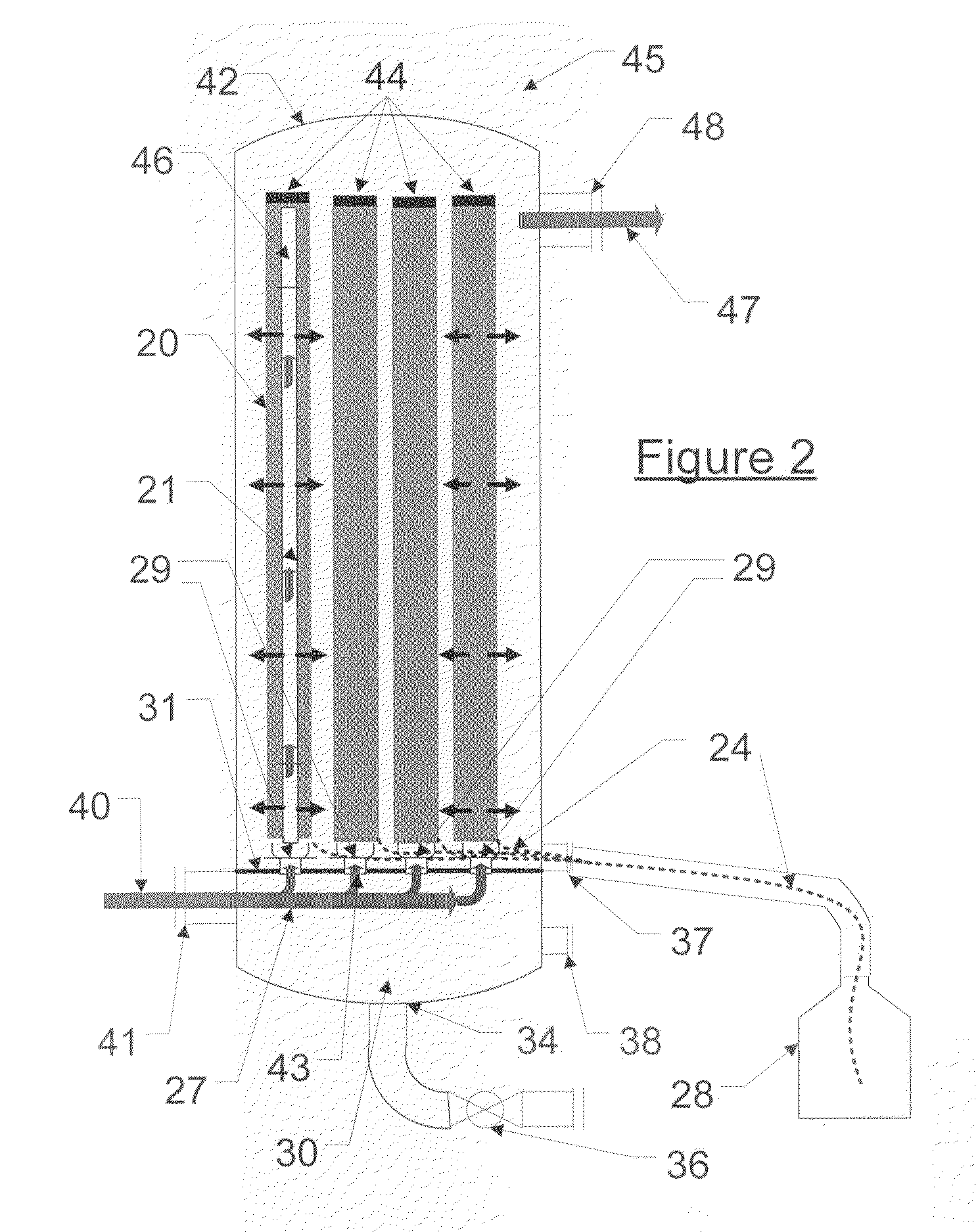 Process and system for separating finely aerosolized elemental mercury from gaseous streams