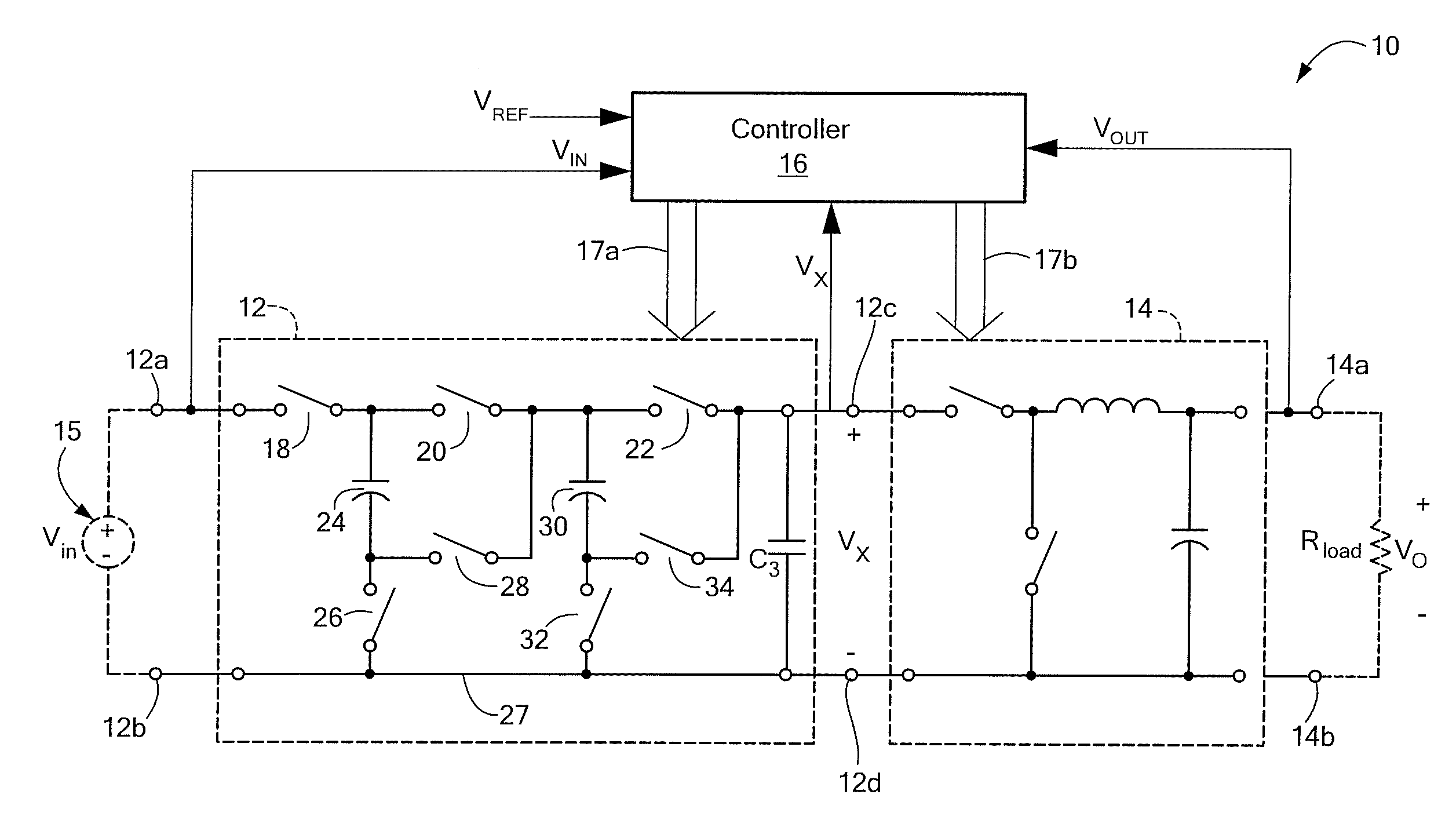 Power Converter with Capacitive Energy Transfer and Fast Dynamic Response