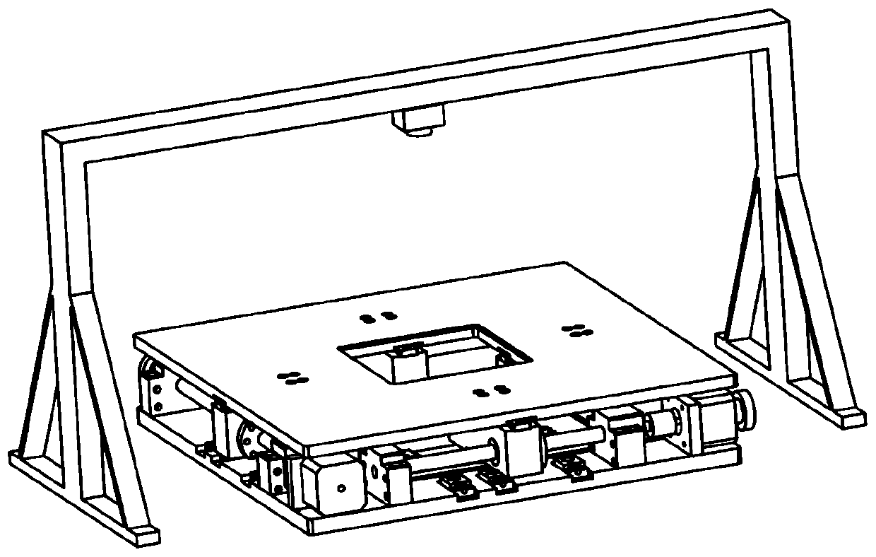 Precision sliding table for multi-workpiece parallel vision measurement