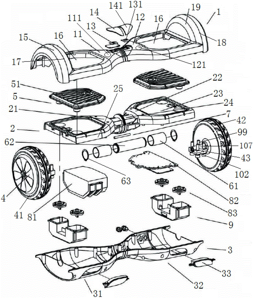 Self-balancing two-wheeler