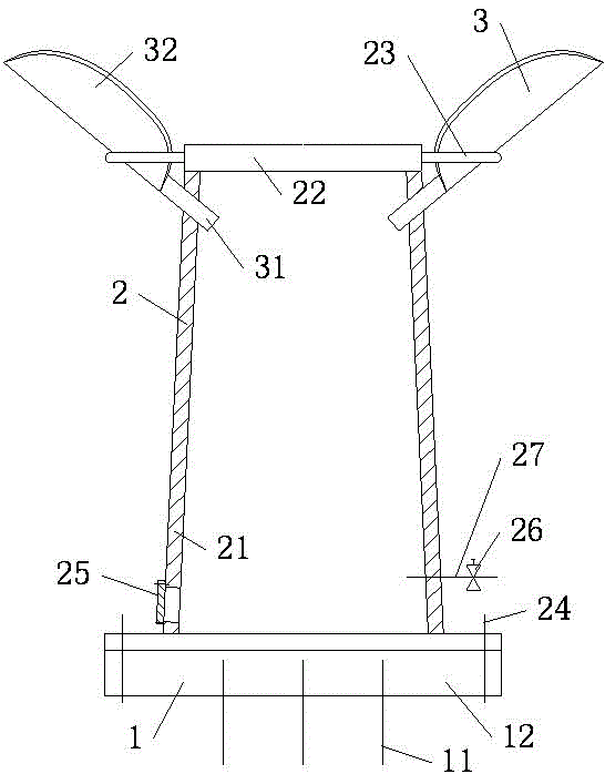 Point type reservoir