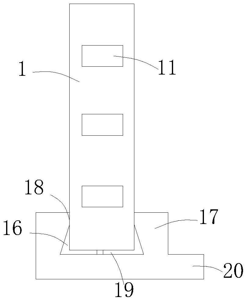 Corrugated board display wall with high-strength structure and manufacturing method thereof