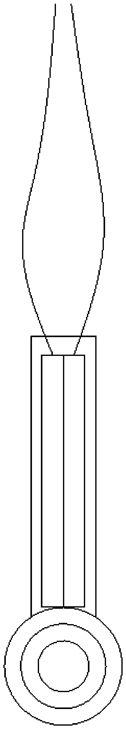 Simulated projectile landslide experimental device and method