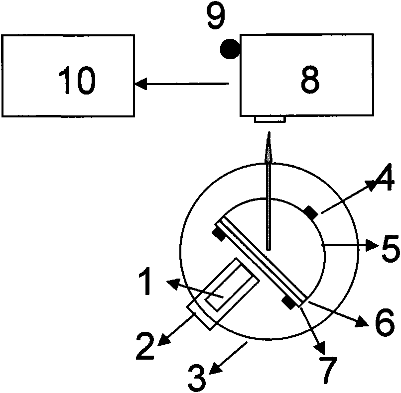 Surface plasma coupling fluorescence detection apparatus