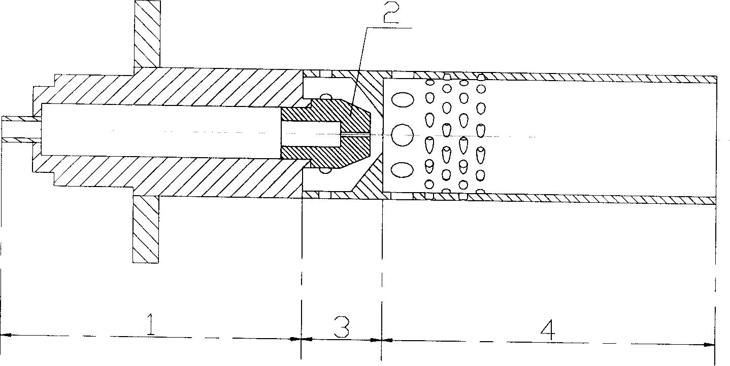 Fuel pre-evaporation and premix perforated pipe