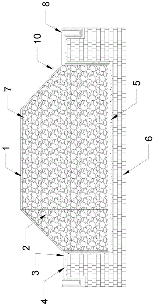 Dump leaching restoration system and restoration process of chromium pollution soil