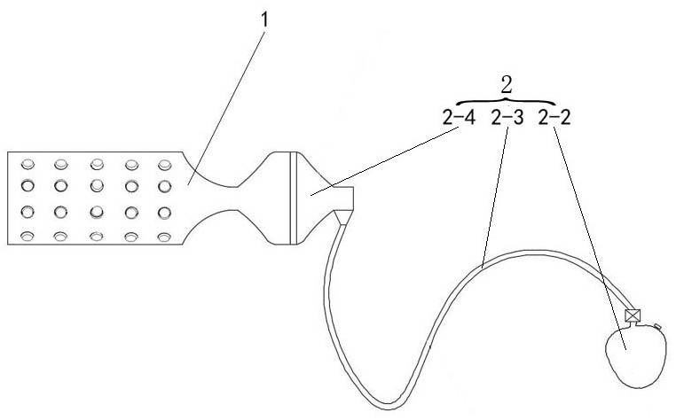 A bite nursing device for relieving oral mucosal ulcers of patients during chemotherapy