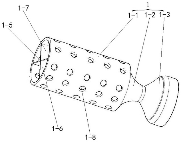 A bite nursing device for relieving oral mucosal ulcers of patients during chemotherapy