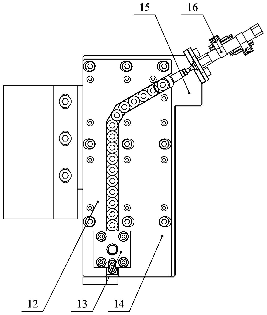 Automatic measuring and sorting device for shaft parts