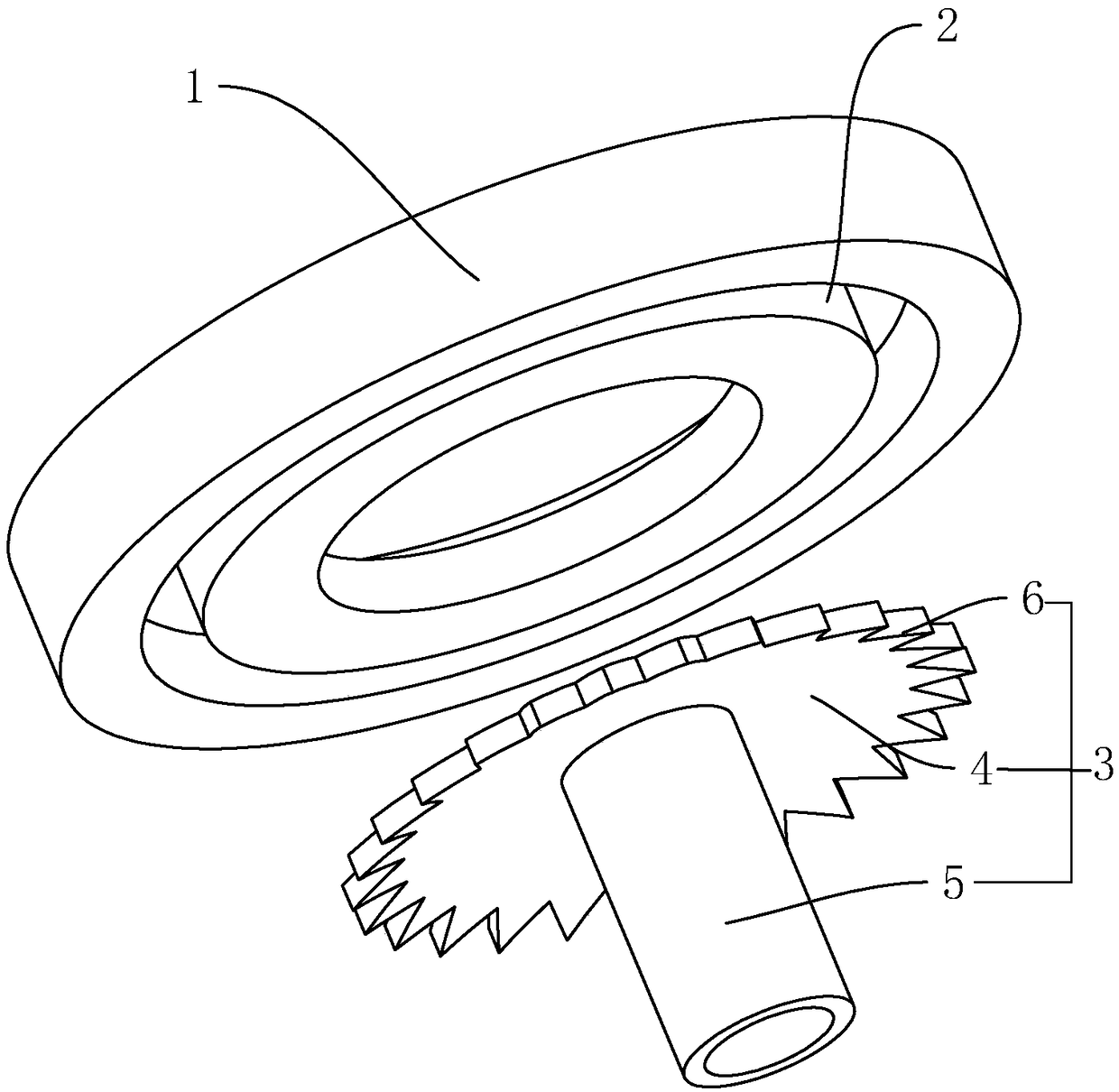 Combined button and processing technology thereof