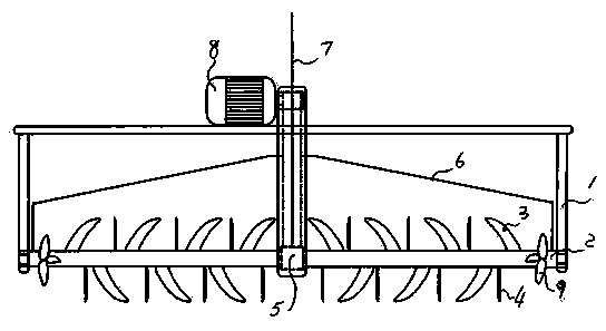 Pond mud cleaning machine