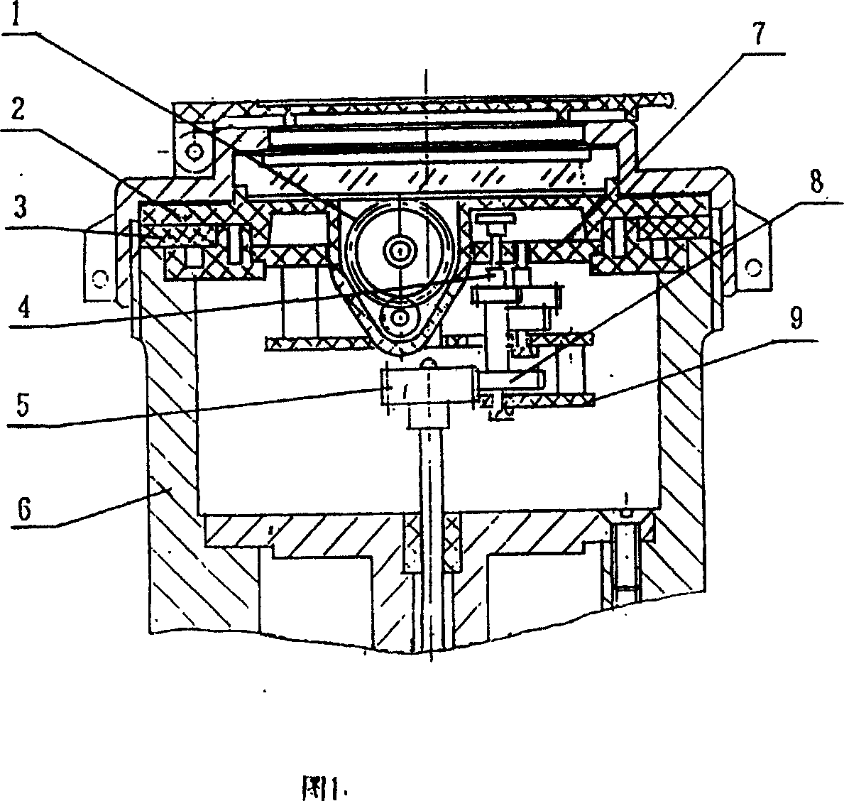 Liquid-sealing water meter