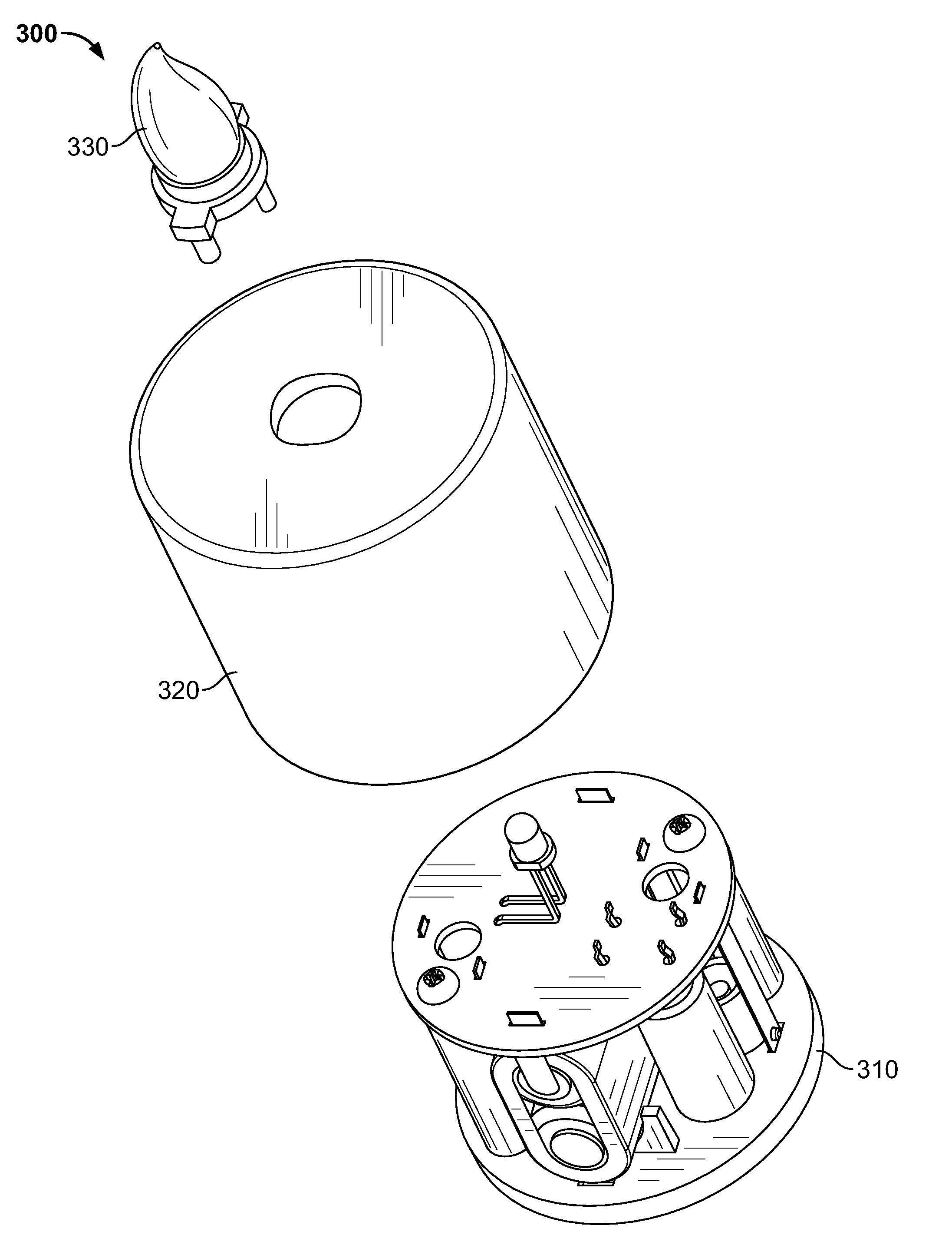 Rechargeable flameless candle systems and methods